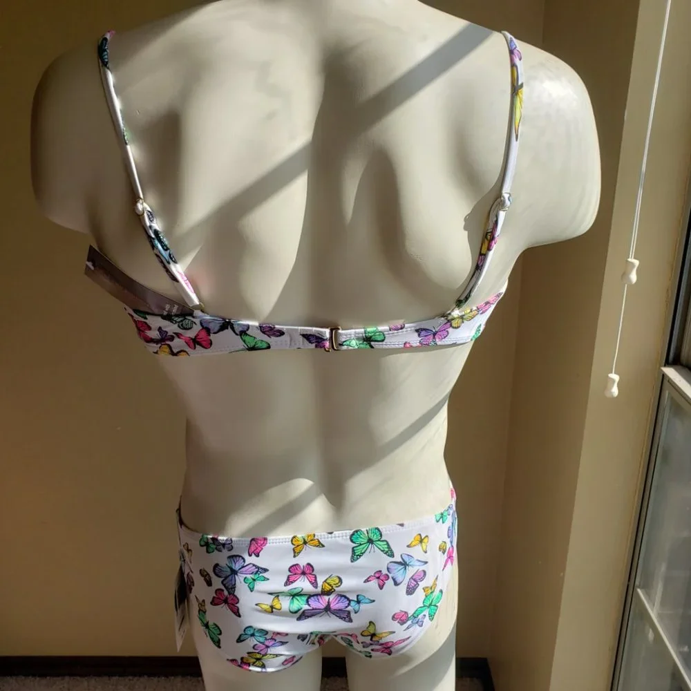 NWT No Boundaries Butterfly Print Bikini Set • Juniors • 2‑Piece Swim - Picture 5 of 5
